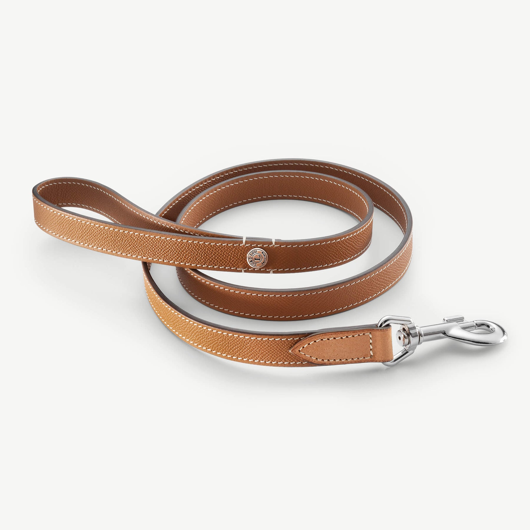 Chewy Vuitton Collar & Leash - Brown